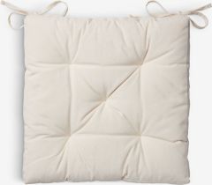 Đệm ngồi | HVITLYNG | cotton/polyester | m&agrave;u tự nhi&ecirc;n | R40xD40xC4cm