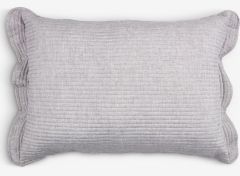 Gối tựa lưng | FAGERKLOKKE | polyester | x&aacute;m | R50xD70cm