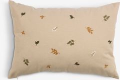 Gối trang tr&iacute; | HORTENCIA | polyester/cotton | m&agrave;u c&aacute;t/xanh l&aacute; | R35xD50cm