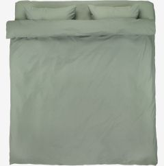 Bộ vỏ chăn gối đ&ocirc;i k&egrave;m ga cotton | ELLEN | xanh l&aacute; | R200xD220cm/R240xD260cm/R50xD70cm