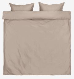 Bộ vỏ chăn gối đôi cotton sateen | INGEBORG | vàng cát | R200xD220cm/R50xD70cm