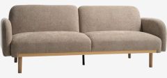 Sofa giường | BALKA | vải polyester | màu vàng cát | R214xS88/105xC80cm