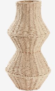 Lọ hoa | SVEINUNG | sợi cói | màu tự nhiên | Ø24xC47cm