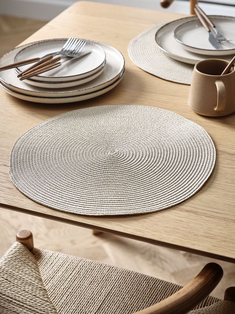 Tấm l&oacute;t đĩa | KUNGSMYNTA | sợi PP | be | &Oslash;38cm