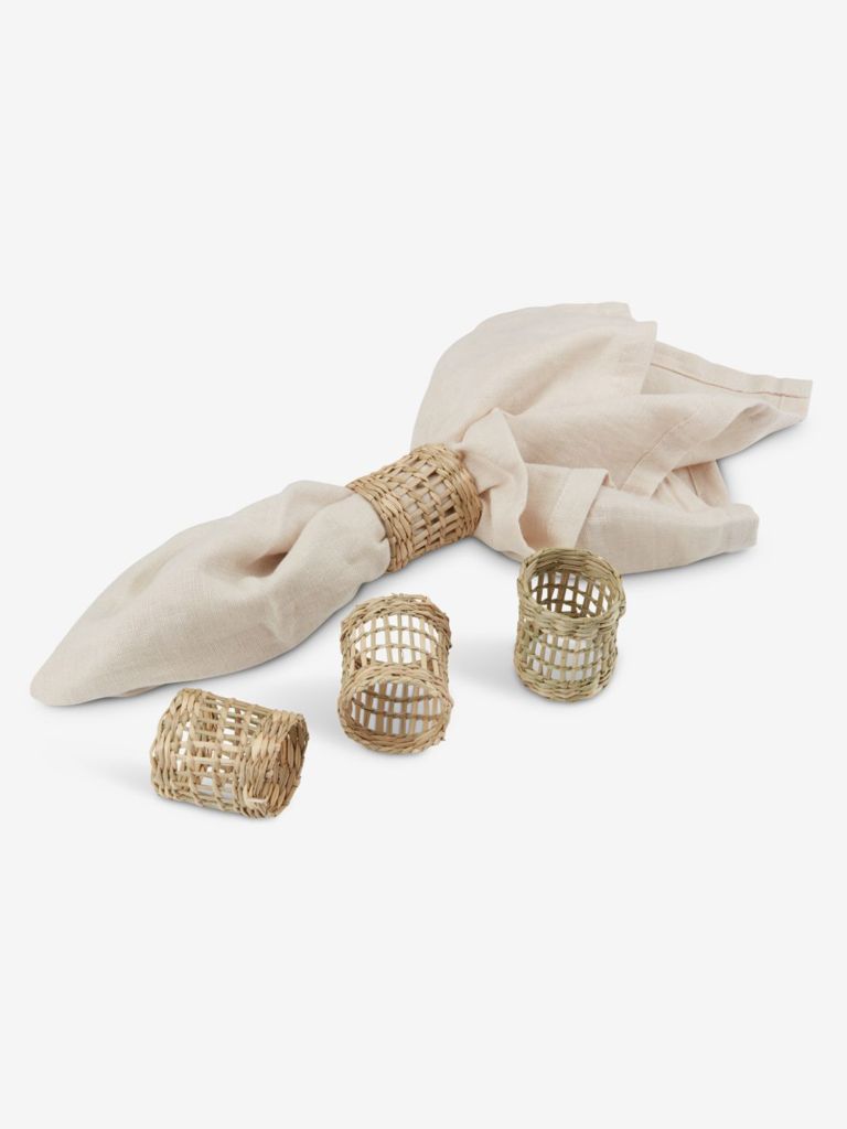 Khăn ăn cotton | HARSYRA | màu tự nhiên | R40xD40cm