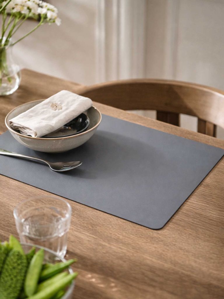 Tấm lót đĩa | TIDSEL | PU | xanh lá | R33xD42cm