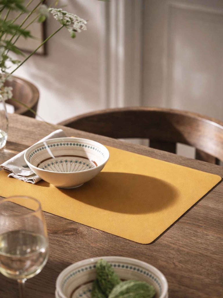 Tấm lót đĩa | TIDSEL | PU | vàng | R33xD42cm