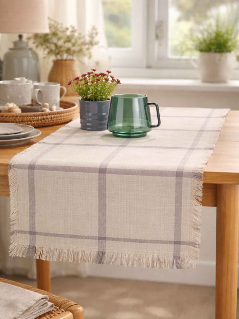 Khăn table runner | ANDERMAT | cotton | be | R40xD150cm