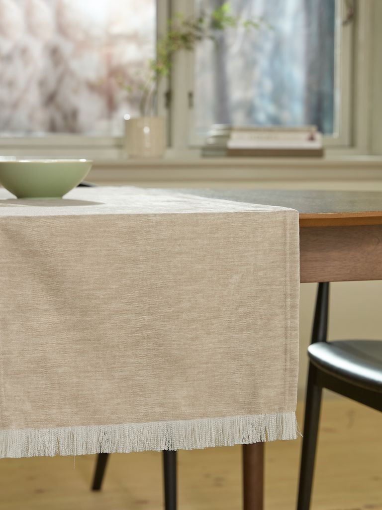 Khăn table runner | BRUNELLE | polyester | be | R40xD150cm