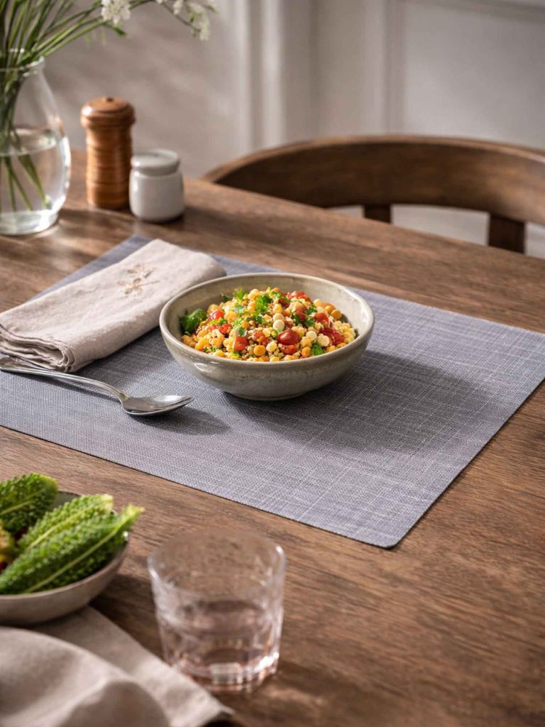 Tấm lót đĩa | VALLMO | polyethylene | xám đậm | R33xD42cm