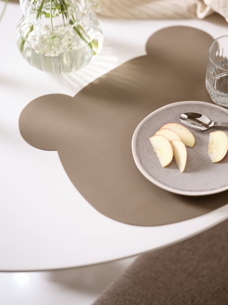 Tấm lót đĩa | FLOTGRAS | Silicone| màu vàng cát đậm | R34xD37cm