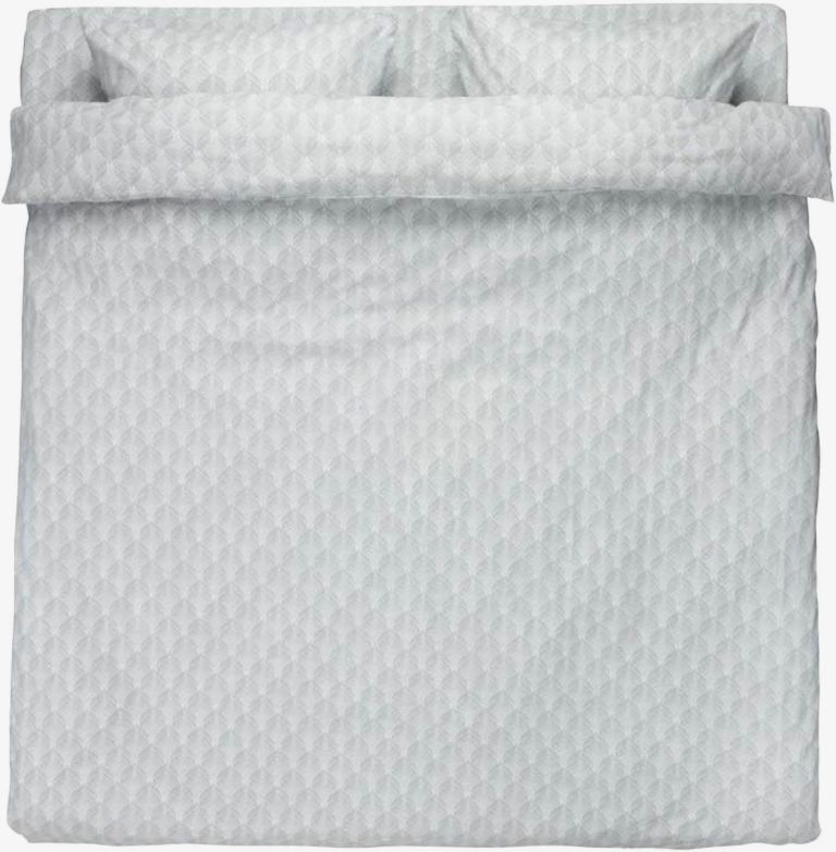 Bộ vỏ chăn gối đôi kèm ga cotton LINE - Xanh