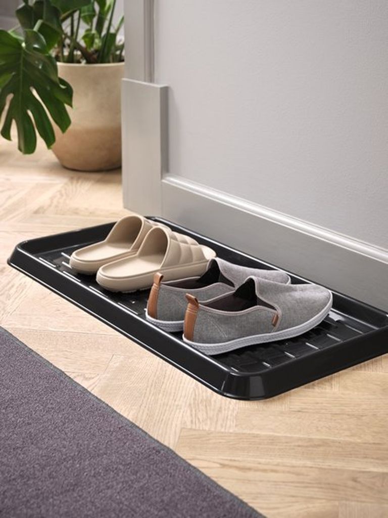 Khay đựng giày | FRYNSEEG | Polypropylene | đen | R38xD75xC3cm