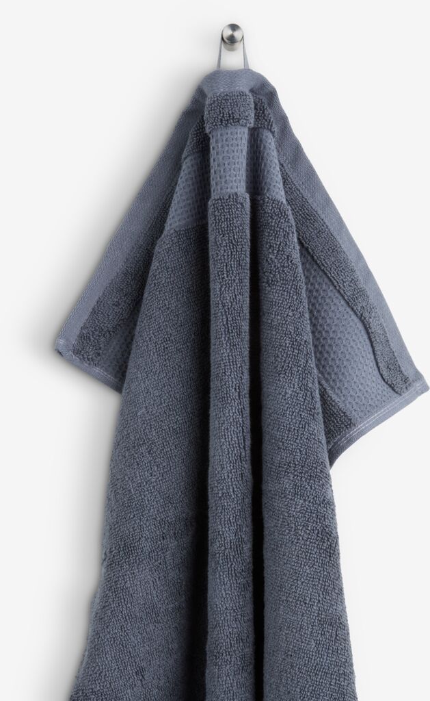 Khăn tắm cotton Nora xanh đậm