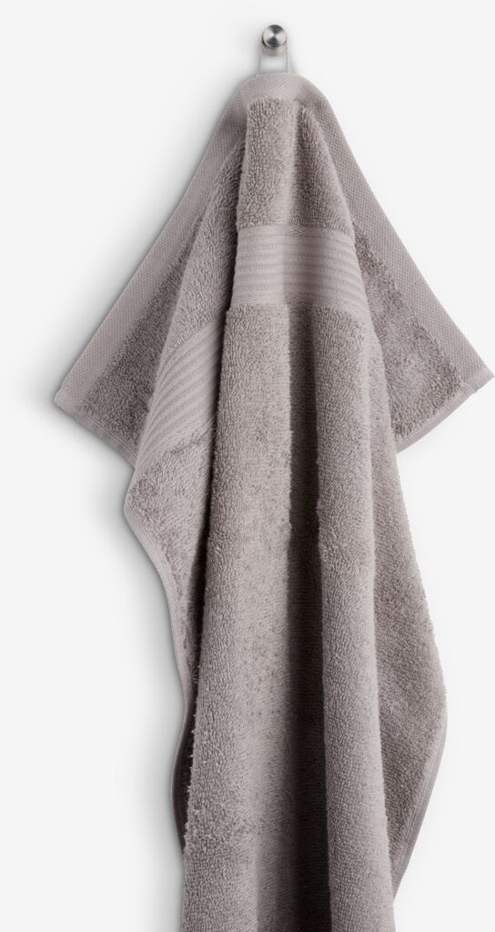 Khăn tắm cotton Karlstad xám