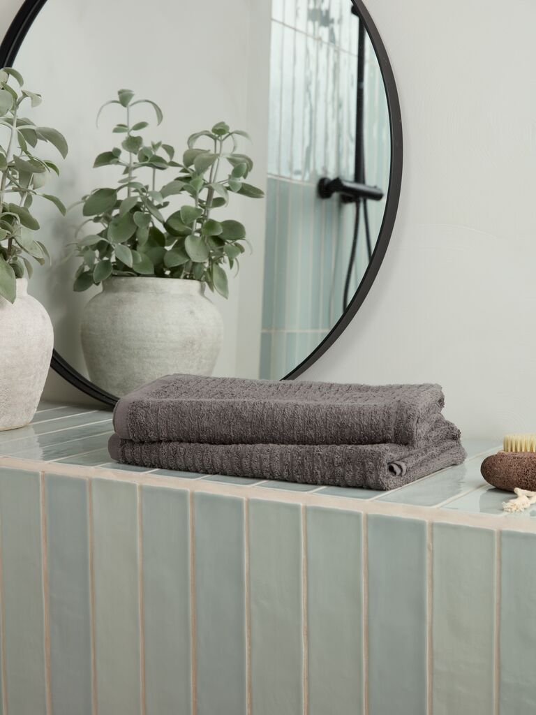 Khăn tắm cotton | SVANVIK | xám | R50xD90cm