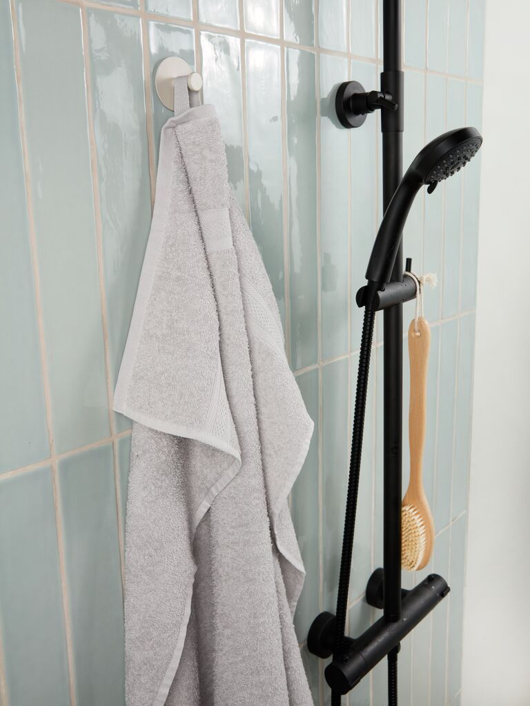 Khăn tắm cotton | UPPSALA | xám nhạt | R50xD90cm