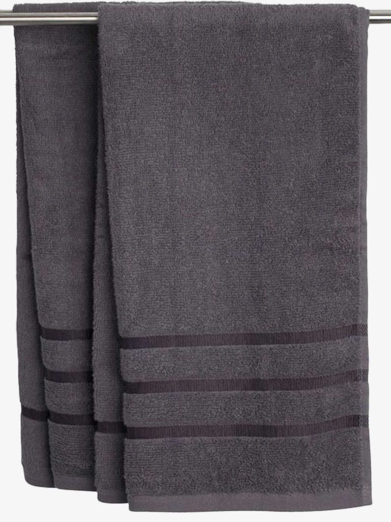 Khăn tắm Cotton YSBY Xám Đậm