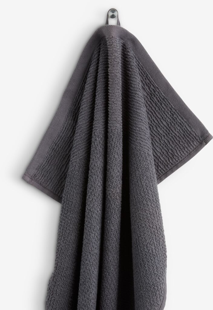 Khăn tắm cotton GISTAD xám đậm R65x130cm