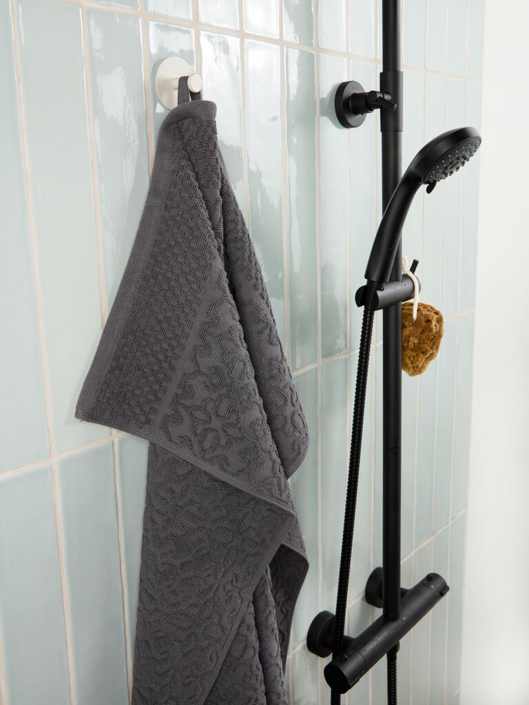 Khăn tắm cotton | STIDSVIG | xám | R70xD140cm