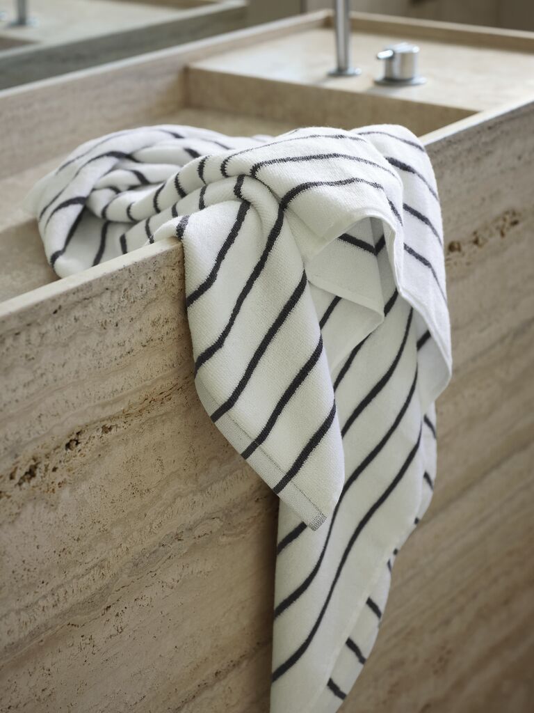 Khăn tắm cotton | BREDBYN | trắng | R50xD100cm