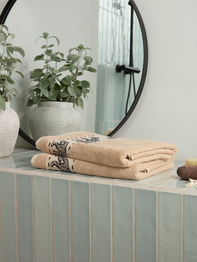 Khăn tắm cotton | MALUNG | be | R50xD100cm