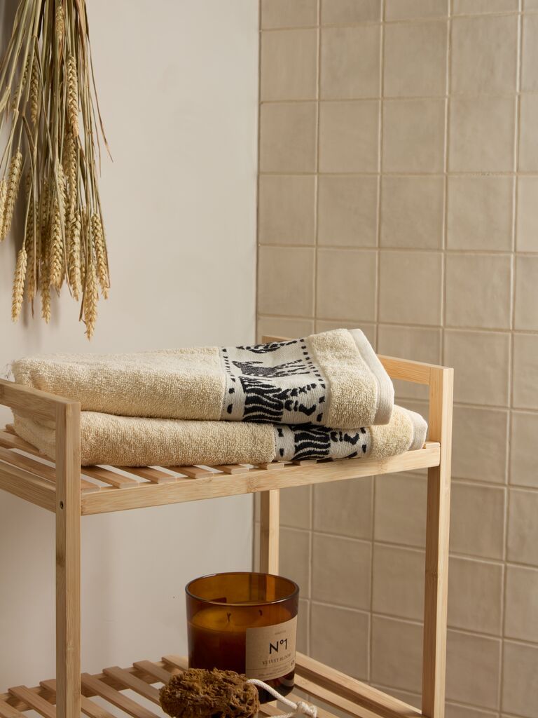 Khăn tắm cotton | MALUNG | kem | R70xD140cm