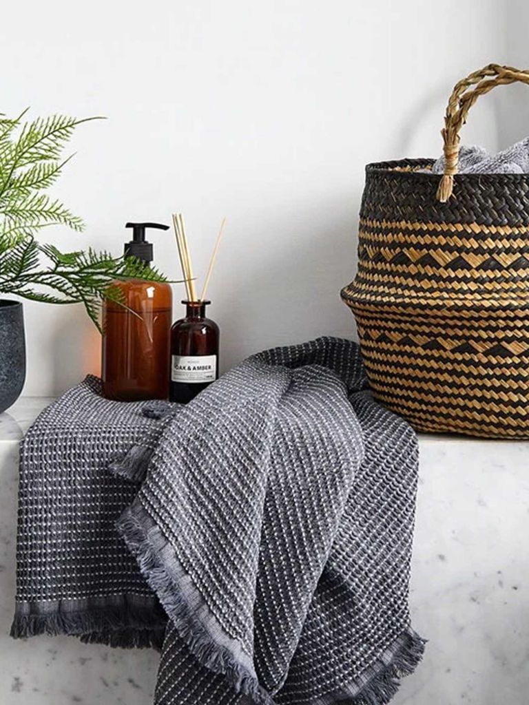 Bộ 2 khăn đa năng cotton | EL | xám | R30xD50cm