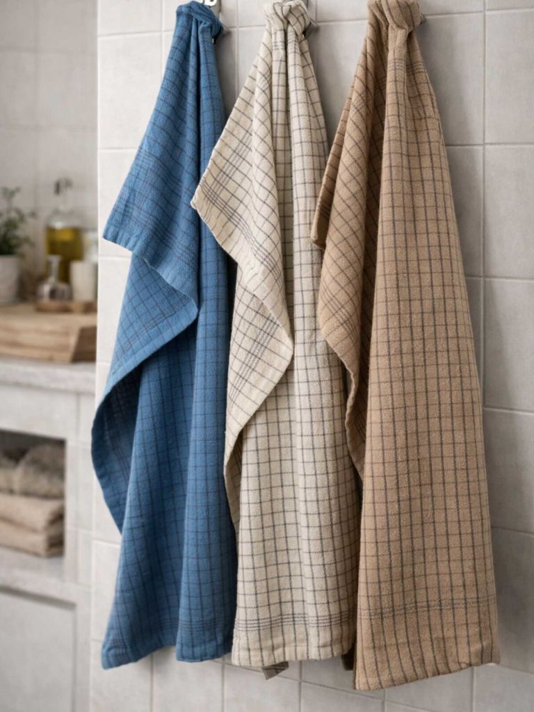 Bộ 3 khăn đa năng cotton | NEEM | nhiều màu | R50xD70cm