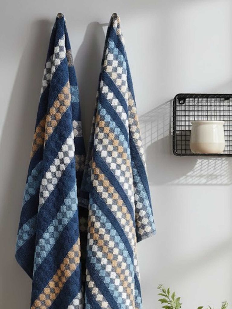 Bộ 2 khăn đa năng cotton | KREKLING | xanh | R50xD70cm