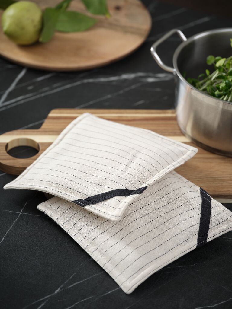 Bộ 2 lót nồi | RYLLIK | cotton | màu tự nhiên | R19xD19cm