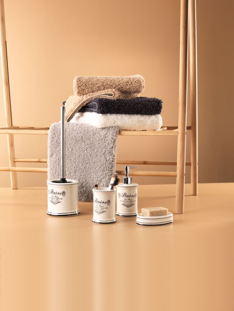 Thảm phòng tắm | KARLSTAD | polyester | xám nhạt | R50xD80cm