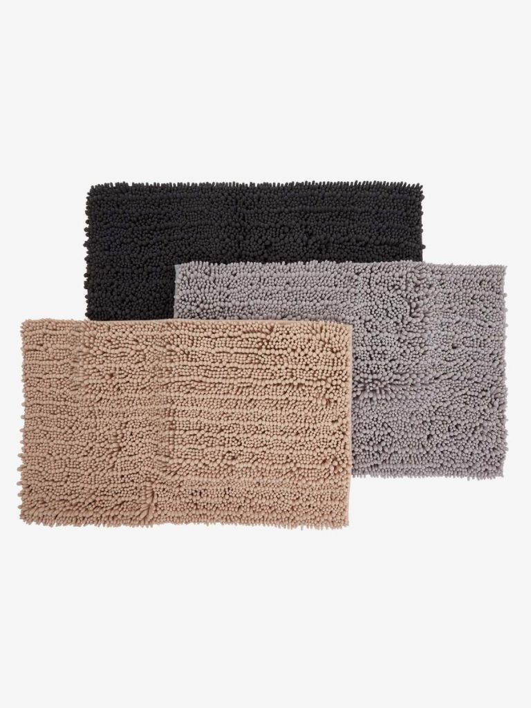 Thảm phòng tắm | ROSVIK | polyester | xám | R50xD80cm