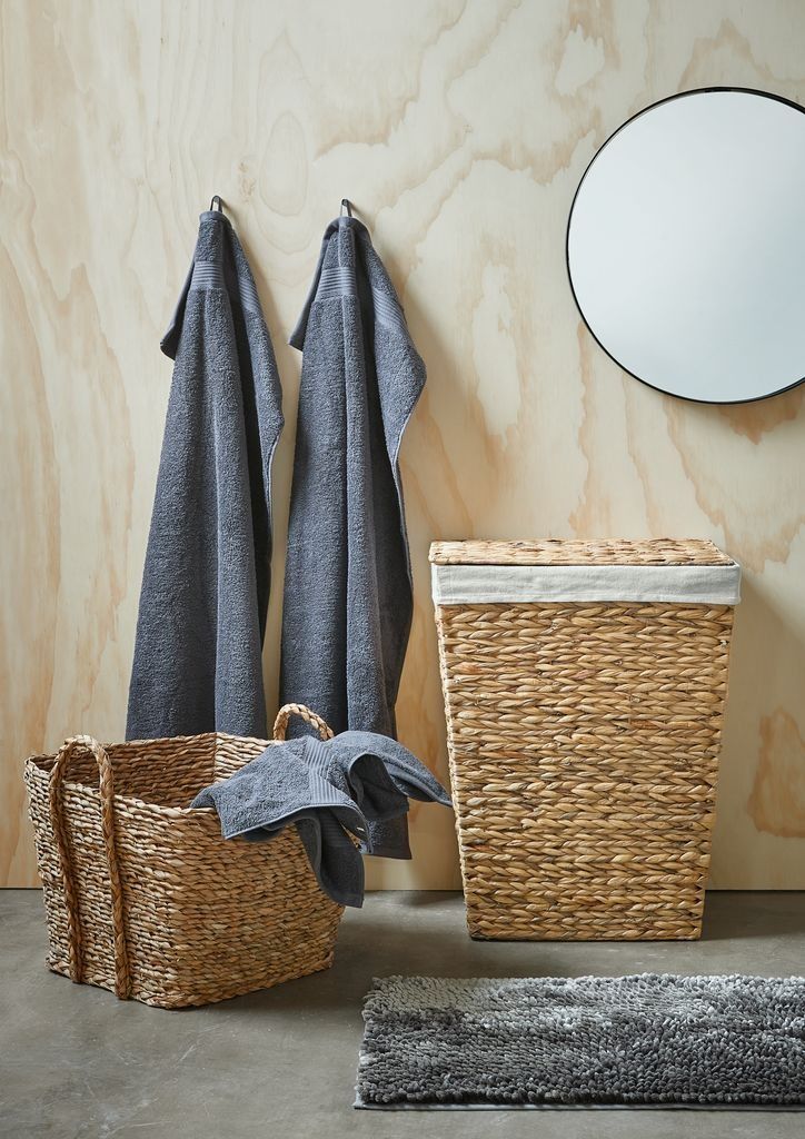 Thảm phòng tắm | BERGBY | polyester | xám | R50xD80cm  