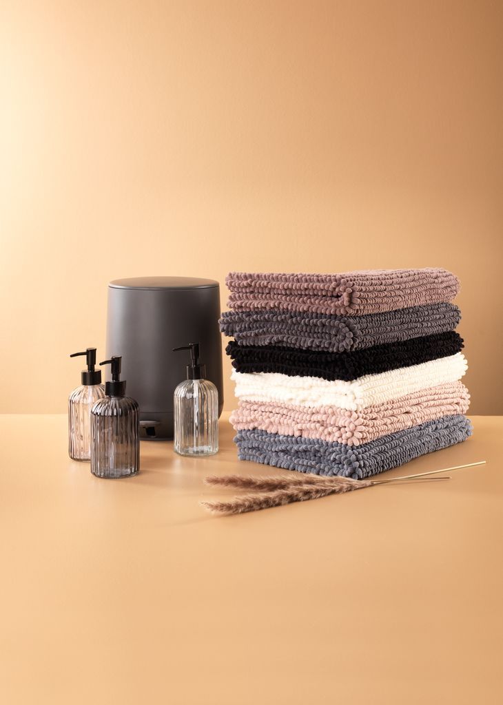 Thảm phòng tắm | FAGERSTA | polyester | hồng | R50xD80cm