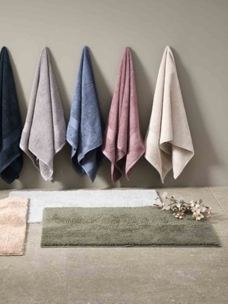 Thảm phòng tắm | KARLSTAD | microfiber | xanh lá | R70xD120cm