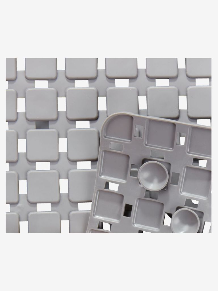 Thảm phòng tắm chống trượt | VITTINGE | cao su | xám | R36xD76cm