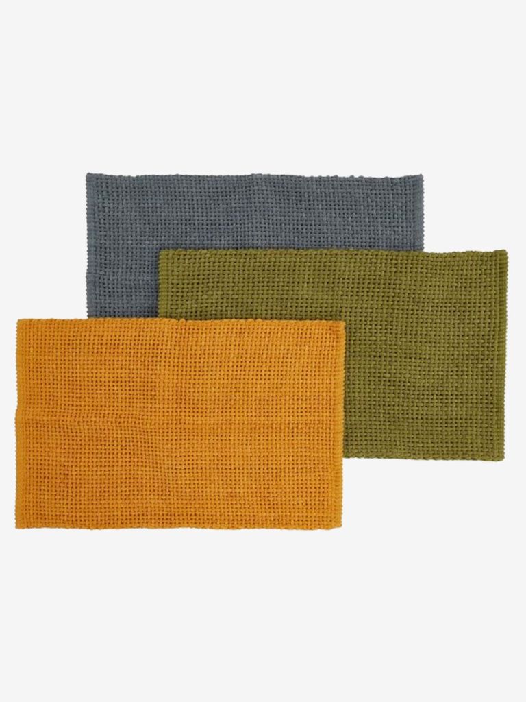 Thảm phòng tắm | NOLVIK | polyester | vàng | R50xD80cm