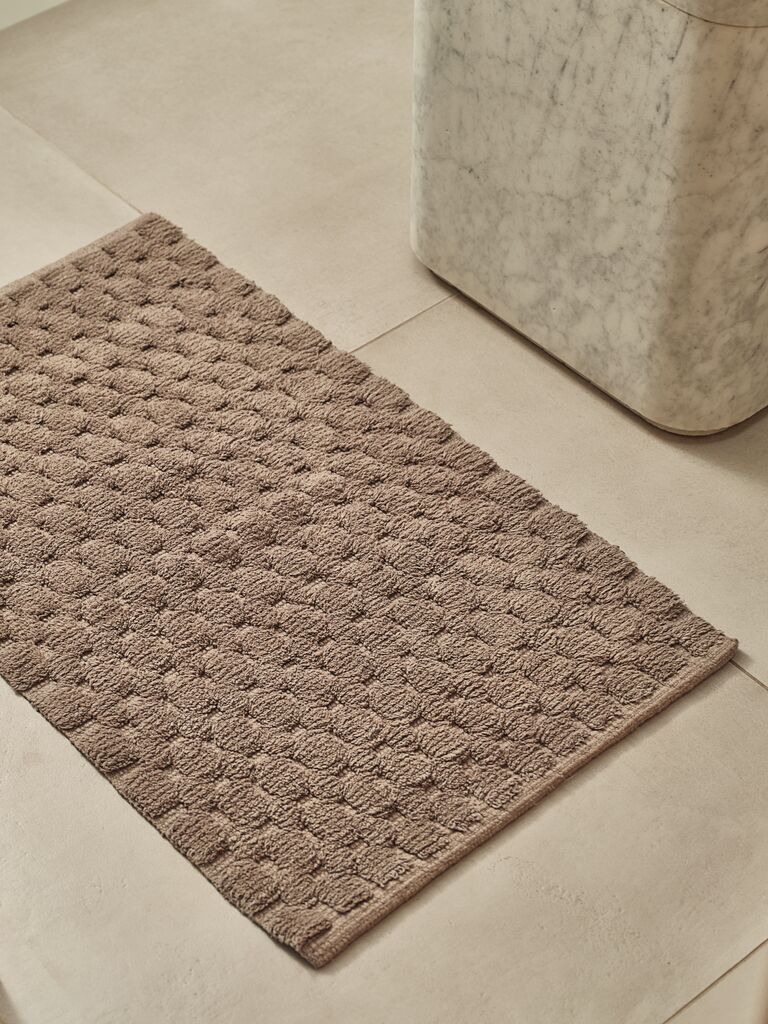 Thảm phòng tắm | BORGHOLM | cotton | vàng cát đậm | R50xD80cm