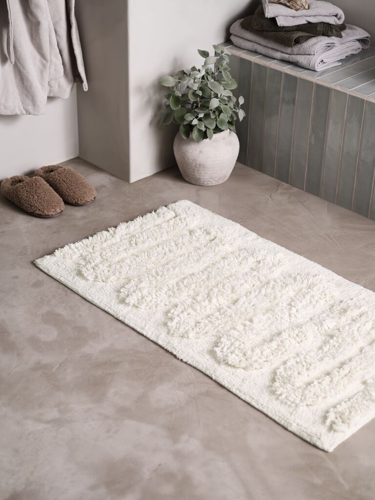 Thảm phòng tắm | STORFORS | cotton | màu tự nhiên | R60xD110cm