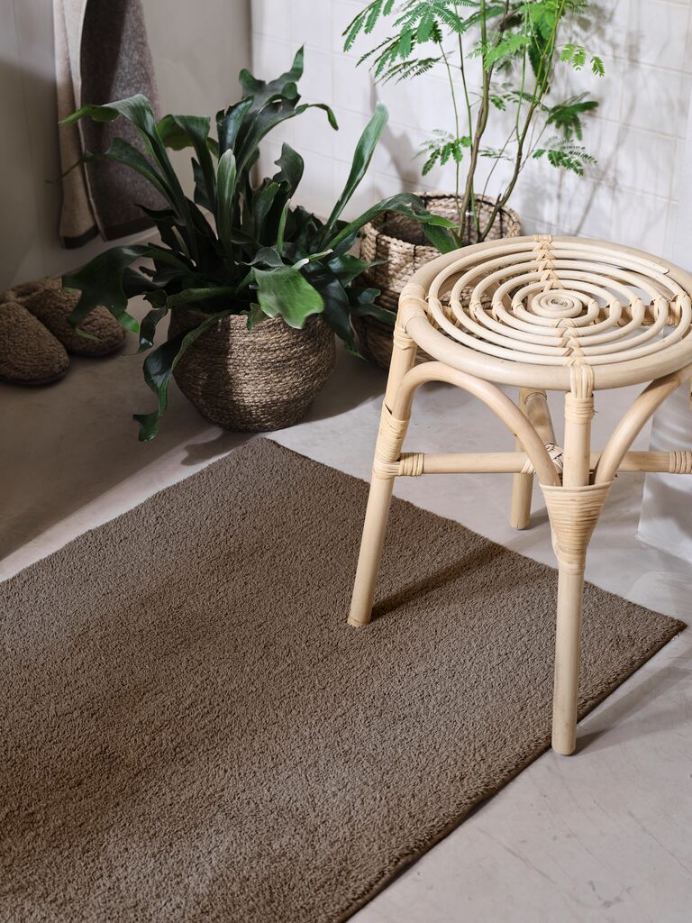 Thảm phòng tắm | KARLSTAD | polyester | vàng cát đậm | R50xD80cm