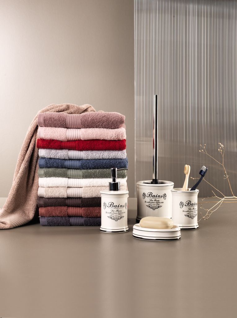 Chổi cọ toilet | FORSHAGA | gốm/inox| trắng | Ø12xC38cm