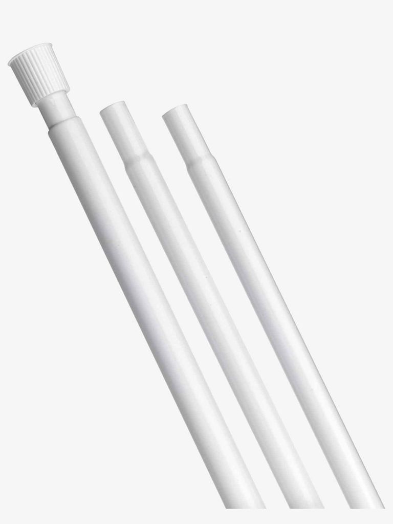 Thanh treo rèm tắm | VARA | nhôm | trắng | D92/290cm