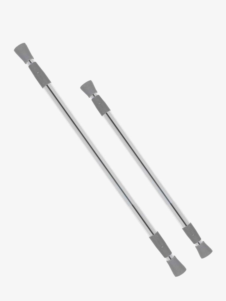 Thanh treo rèm tắm | VARA | nhôm/nhựa ABS  | màu nhôm | D110/200cm