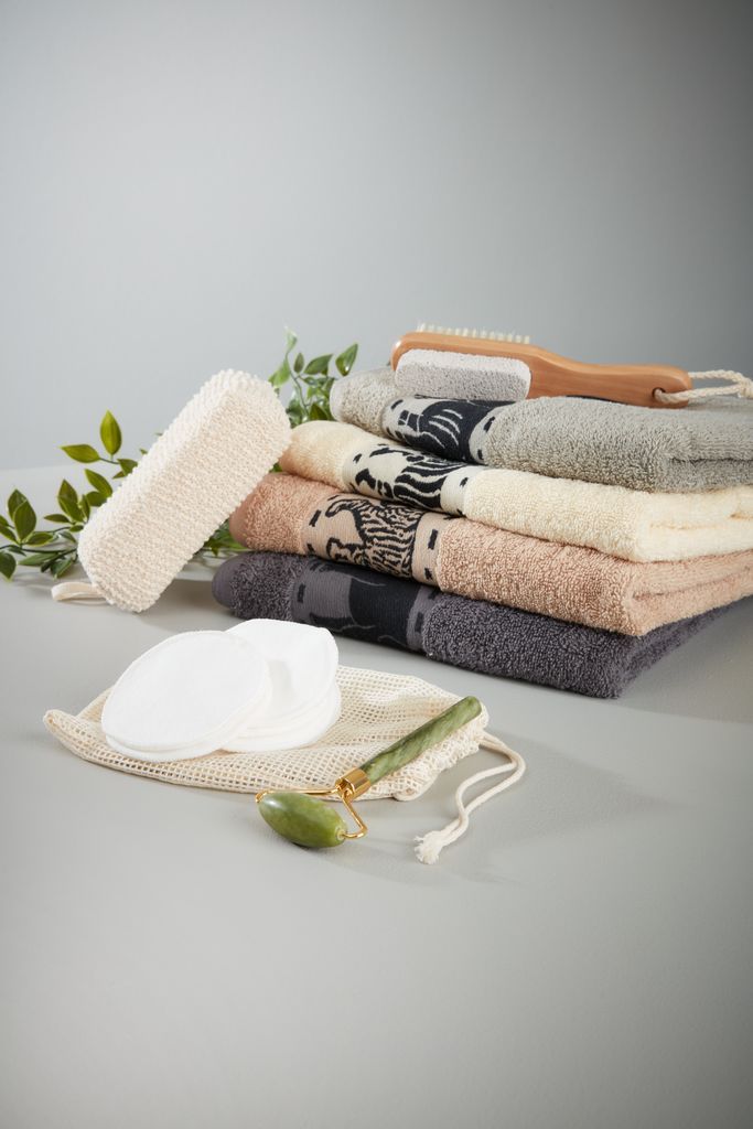 Bông tắm | VAD | cotton/mút | màu tự nhiên | R8xD13xC4cm