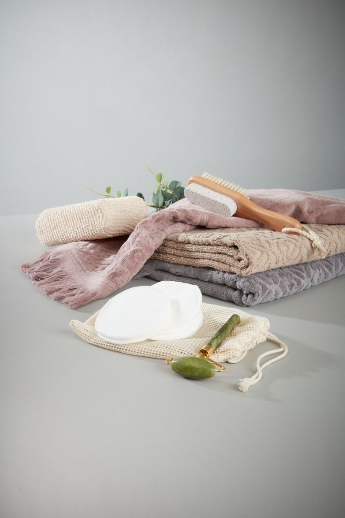 Bông tẩy trang | VAD | sợi viscose | trắng | Ø8cm | bộ 10 chiếc