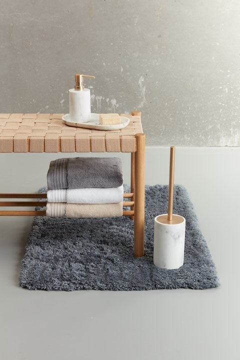 Cốc đựng bàn chải | BERGHEM | nhựa polyresin | màu đá cẩm thạch | Ø7.5xC11cm