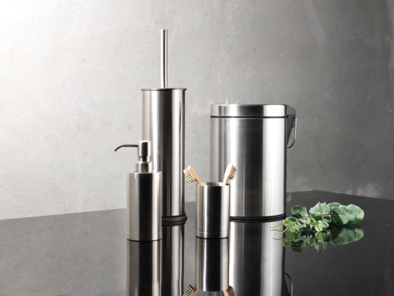 Chổi cọ toilet | MEDLE | inox/nhựa PP | màu inox | Ø10xC38cm