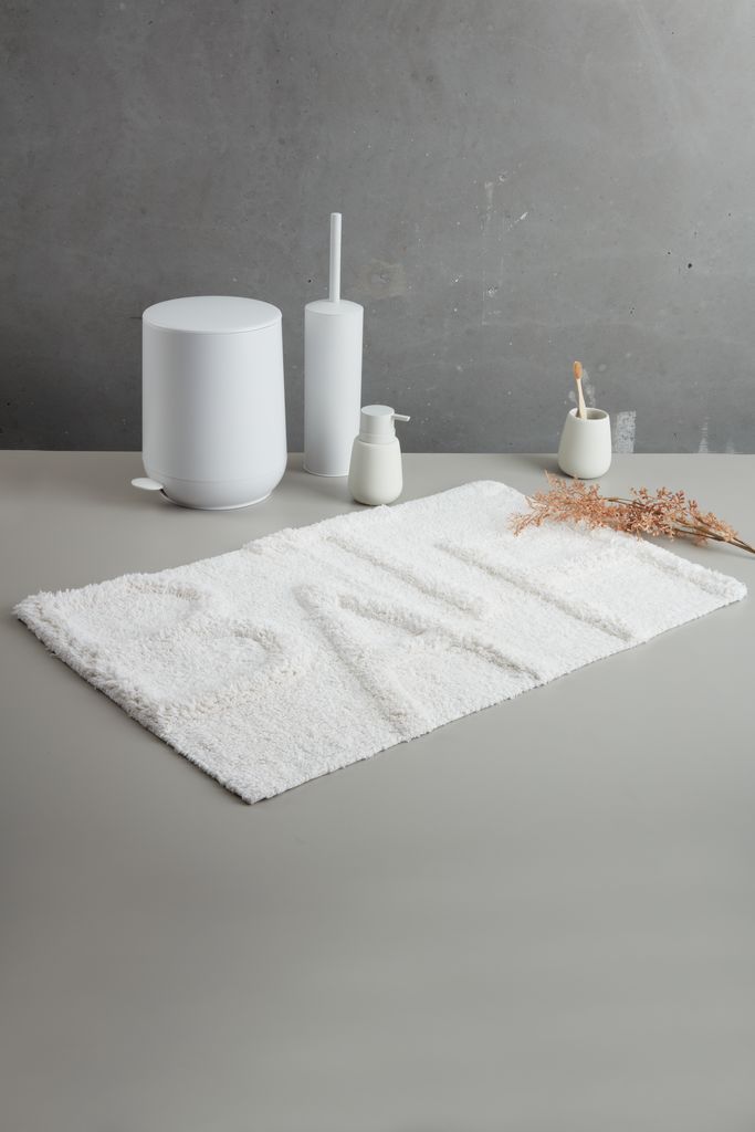 Chổi cọ toilet | BALSBY | thép/nhựa PP | trắng | Ø10xC43cm