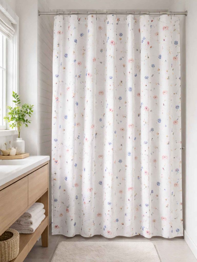 Rèm phòng tắm | BRUNNA | polyester | nhiều màu | R150xD200cm